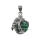 Nouveaux produits 2016 Charm Jewelry Malachite Sphère Dragon Ball Griffe Pendentif